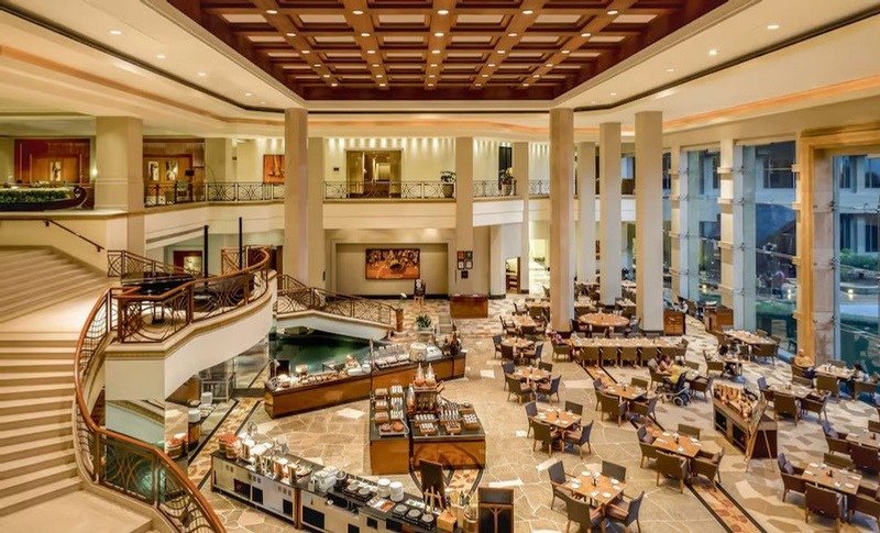 JW Marriott, Juhu, Mumbai — interior by Kshitij Interiors.